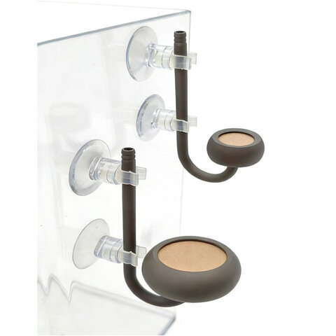 CO2 Diffusor Edelstahl titan matt