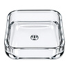 Futterschale aus Glas, square