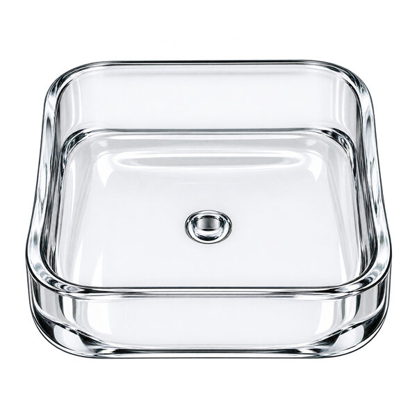 Aqua Noa Futterschale aus Glas, square