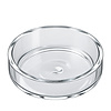 Futterschale aus Glas, rund