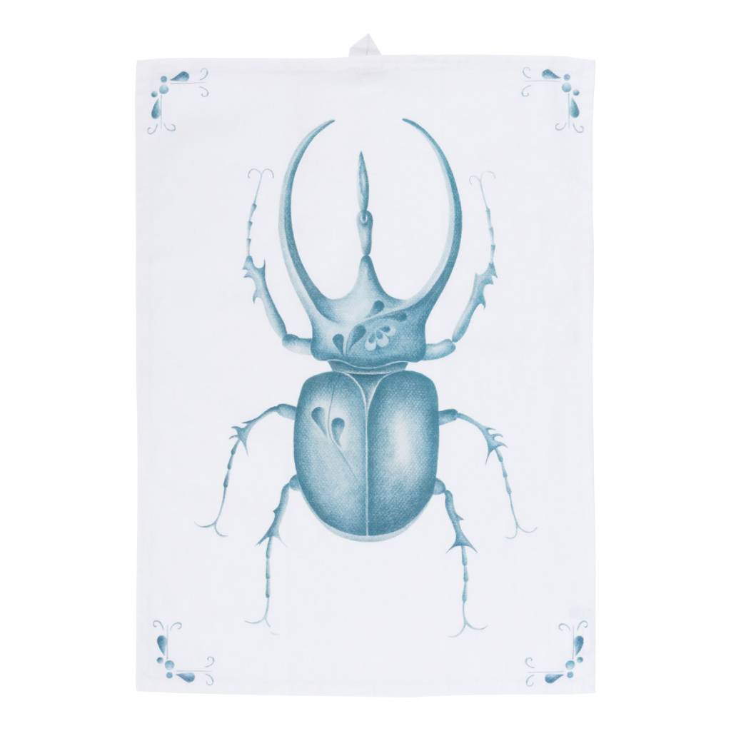 Geschirrtuch Delft Blue Bug