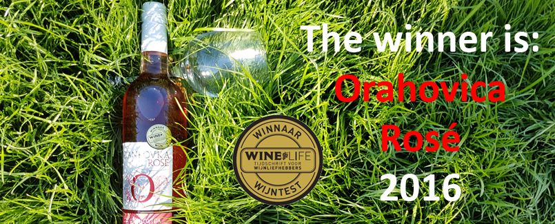 Orahovica Rosé 2016: Winner at Winelife magazine