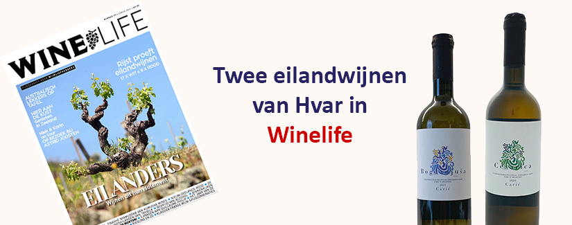 Twee witte ‘Eilandwijnen' van Vina Carić in Winelife Magazine