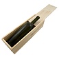 Wine box, wood with sliding lid, 1 bottle