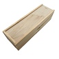 Wine box, wood with sliding lid, 1 bottle