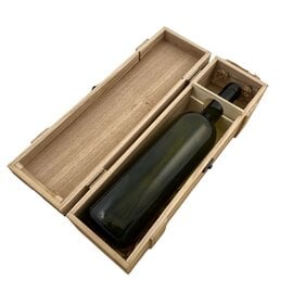 LIMITED EDITION - Wooden wine box with hinged lid, 1 bottle