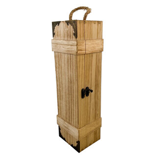 LIMITED EDITION - Wooden wine box with hinged lid, 1 bottle