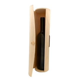 Wine tube wood, 1 bottle