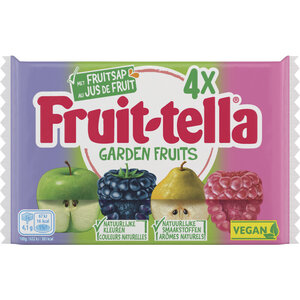 Fruittella Garden fruits 4 stuks