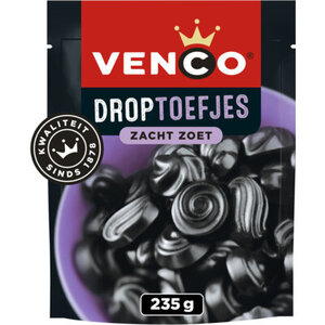 Venco Droptoefjes zacht zoet