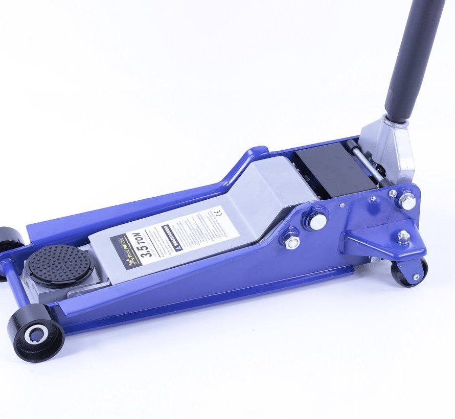 TM Extra niedriger Wagenheber, Garagenheber, 3,5-Tonnen-Doppelkolben