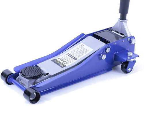 TM Extra niedriger Wagenheber, Garagenheber, 2,5-Tonnen-Doppelkolben