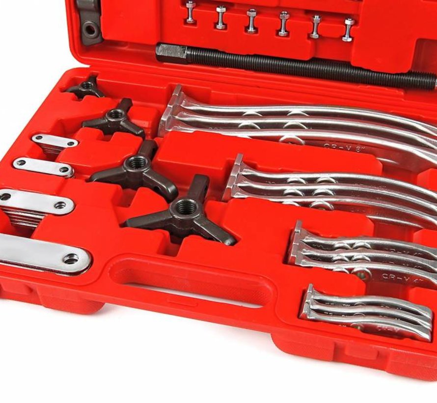 72 Piece 2 and 3 Arm Pully Puller Set 75/100/150/200 mm ToolMania