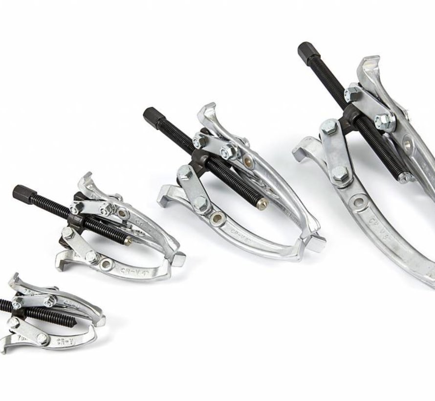 72 Piece 2 and 3 Arm Pully Puller Set 75/100/150/200 mm ToolMania