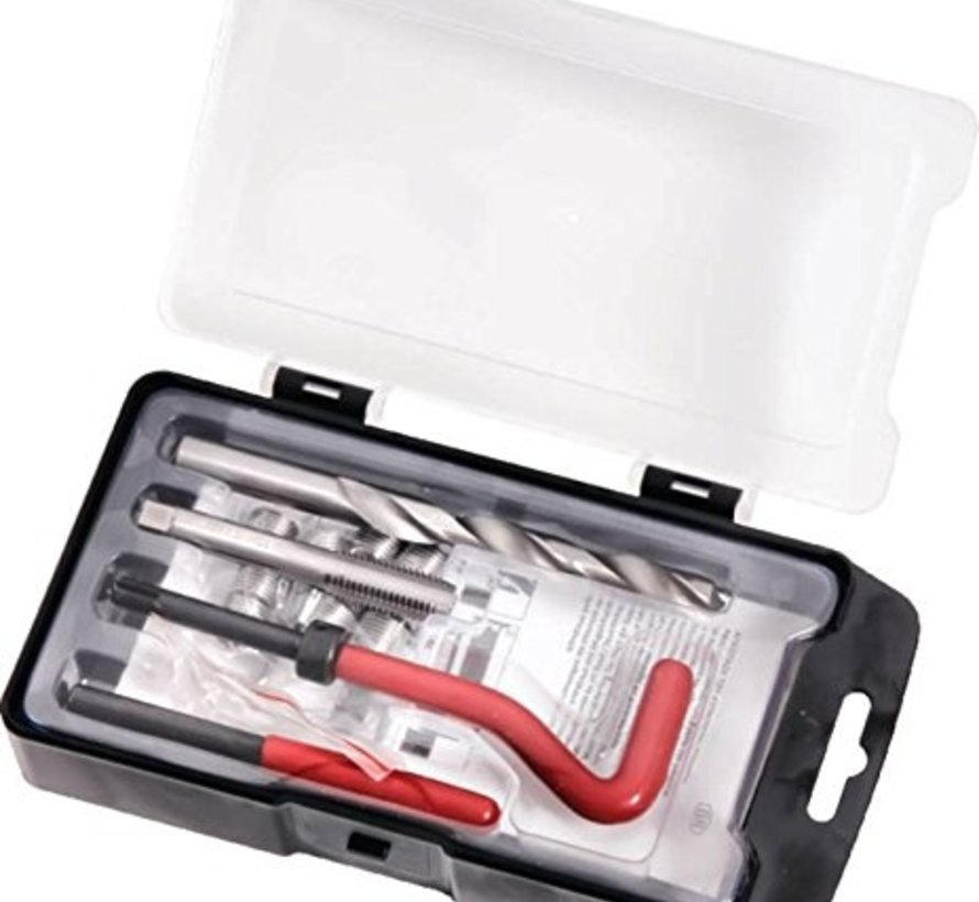 TM TM 15piece Metric Thread Repair Kits, Helicoil, M10x1.25 ToolMania