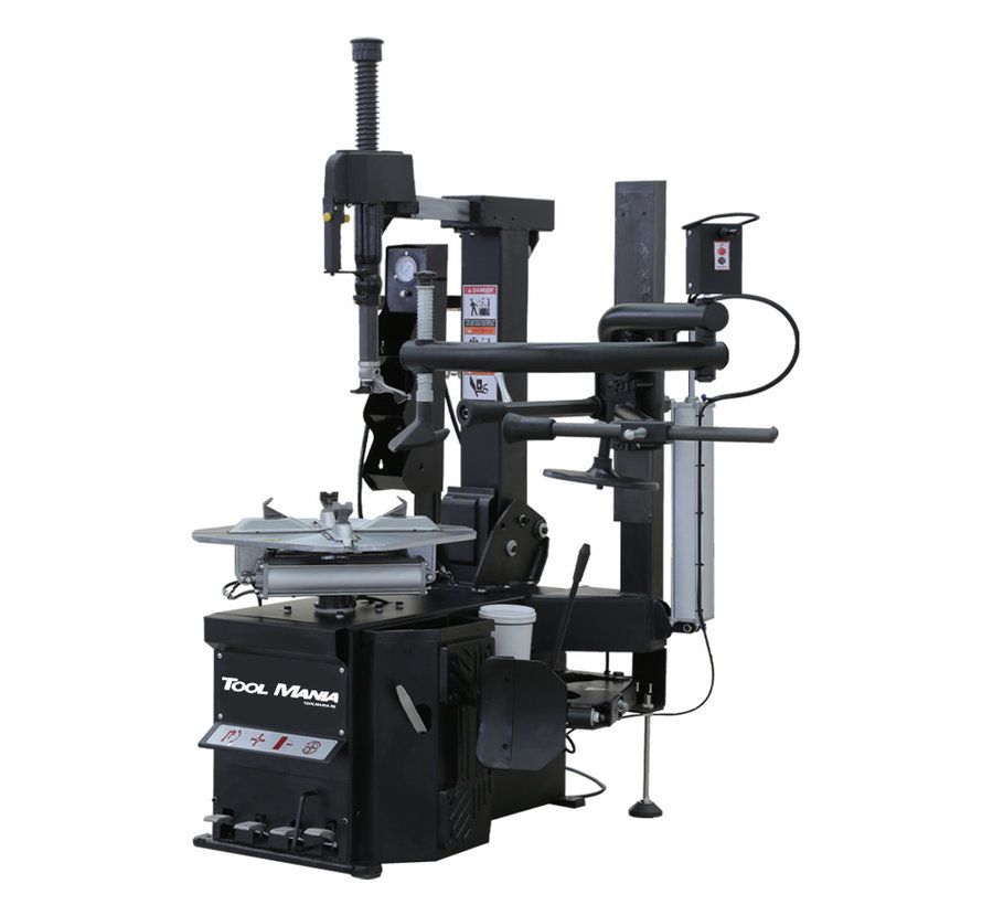 TM TM HEAVY DUTY Profi Tire Removal Machine With Auxiliary Arm BLACK