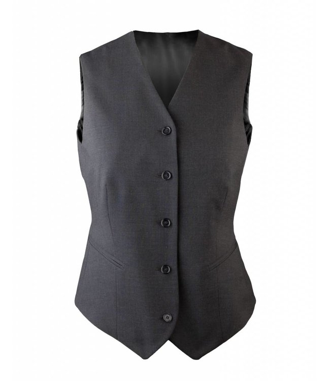 Suit for Work Ladies 3-Delig Antraciet Met Pantalon