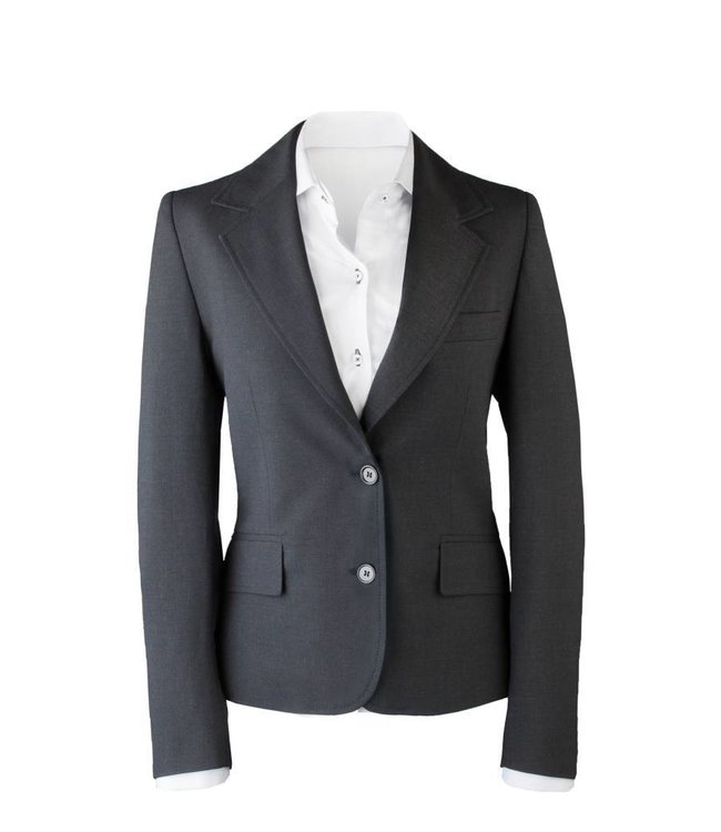 Suit for Work Ladies 2-Delig Antraciet Met Pantalon