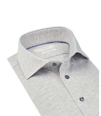 Profuomo Grey Sky Blue knitted shirt