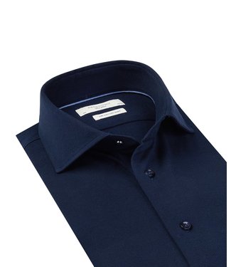 Profuomo Navy Sky Blue knitted shirt