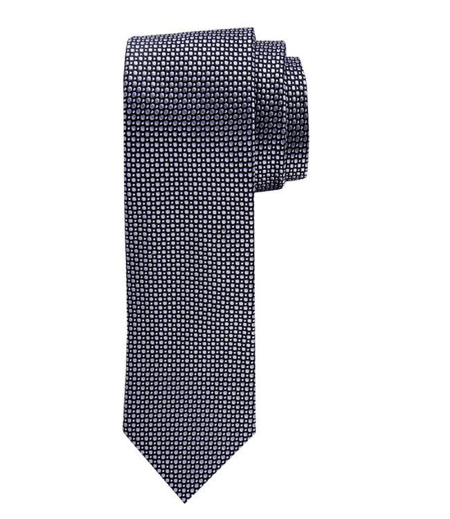 Profuomo Grijs Patroon Zijden Das