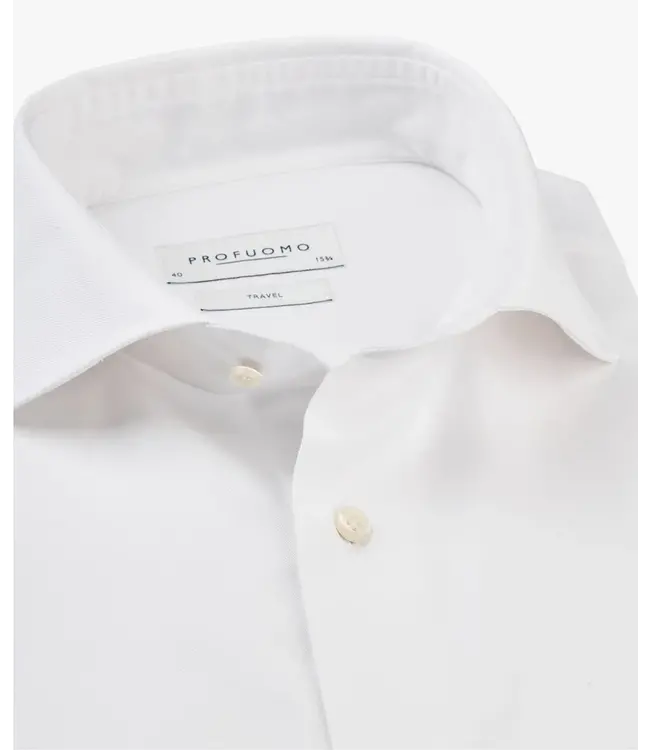 Profuomo Travel Shirt Wit