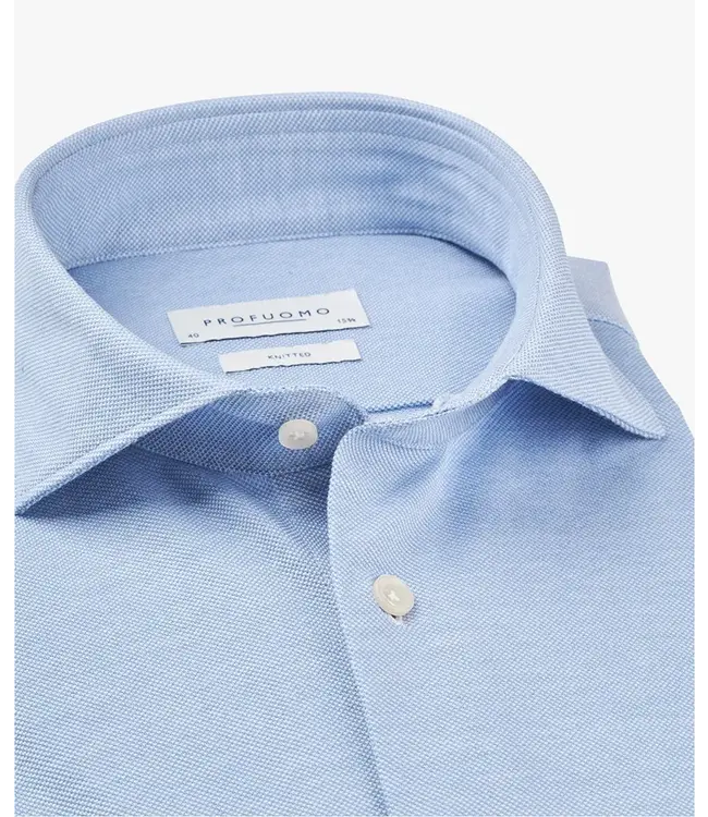 Profuomo Blue Knitted Shirt
