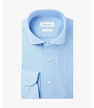 Profuomo Light Blue Japanese Knitted Shirt