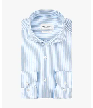 Profuomo Striped Japanese Knitted Shirt