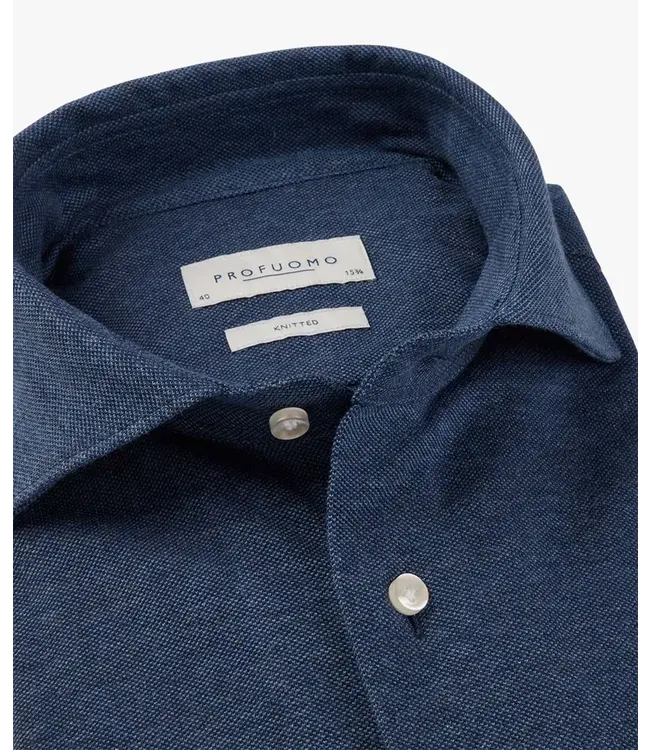 Profuomo Jeans Mélange Knitted Shirt