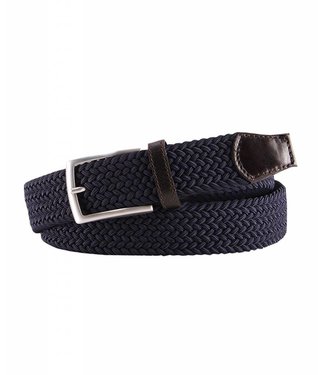 Profuomo Navy Elastieken Riem