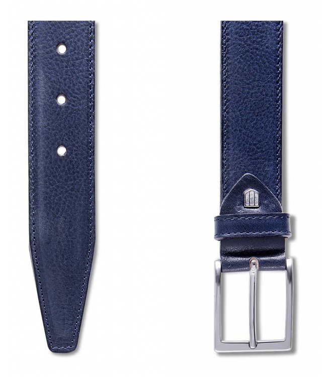 Profuomo Belt Calf Leather Blu