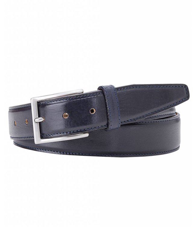 Profuomo Belt Calf Leather Blu