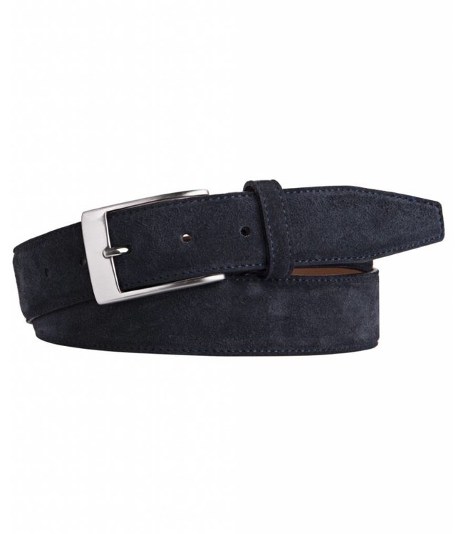 Profuomo Belt Suede Navy