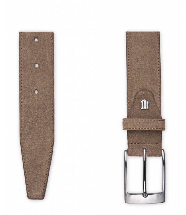Profuomo Belt Suede Taupe