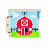 Hape Houten babyboek boerderij