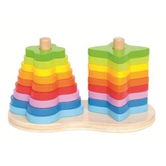 Hape Regenboog stapelvorm