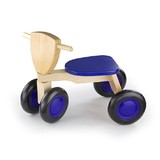 New Classic Toys Loopfiets 4 wielen blauw