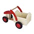 New Classic Toys Houten Bakfiets Blank / Rood