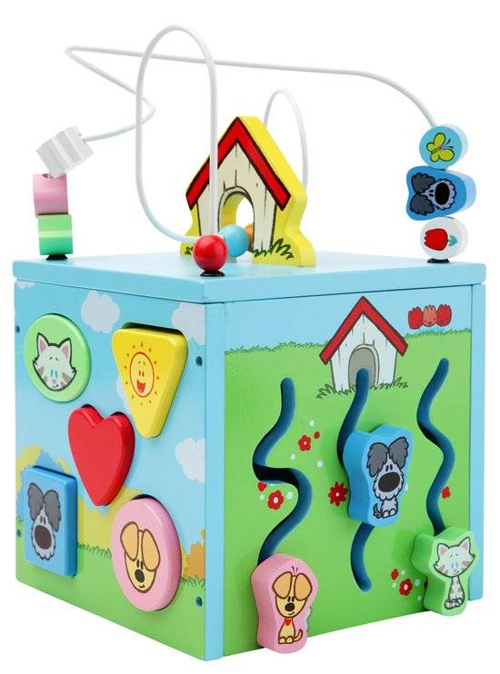 Onrecht Onmogelijk Indirect Woezel & Pip Houten activiteiten kubus - Toys4baby.nl voor betaalbaar  babyspeelgoed