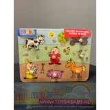 Bumba Houten boerderij inleg puzzel