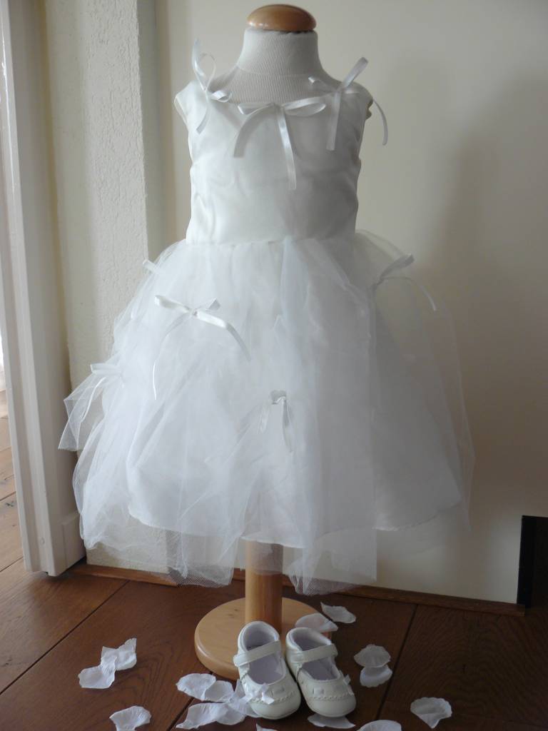 Bruidsmeisjes jurk feestjurk Thirza ivoor