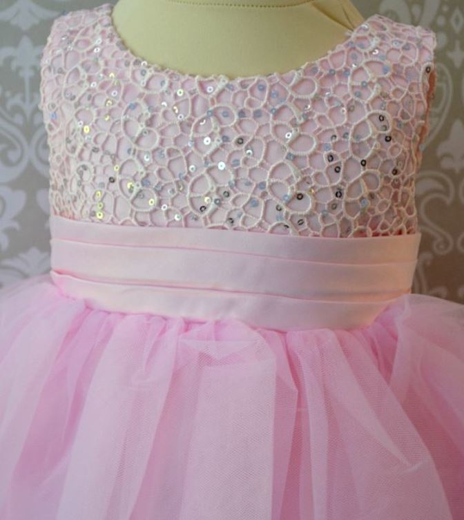 Baby jurk Gyana roze
