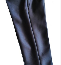 Broek middenblauw met lichte glans