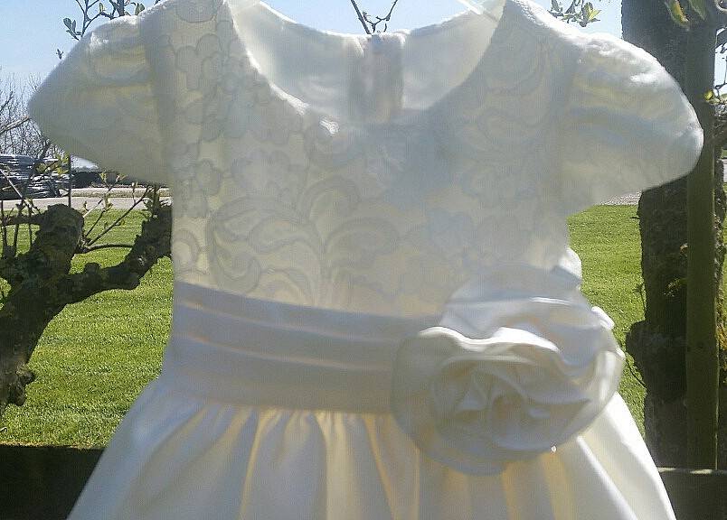 Bruidsmeisjes jurk Valerie ivoor