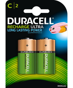 batterijen oplaadbaar type C (2 stuks)