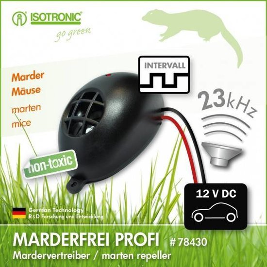 Isotronic marterverjager profi voor auto en vrachtwagen