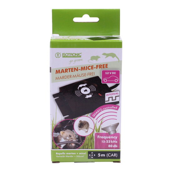 Isotronic marter- en muizenverjager voor auto