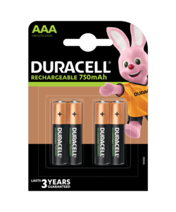 batterijen oplaadbaar type AAA (4 stuks)