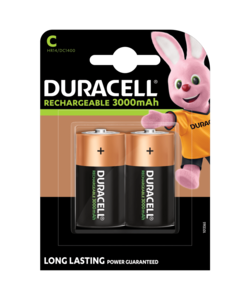 batterijen oplaadbaar type C (2 stuks)